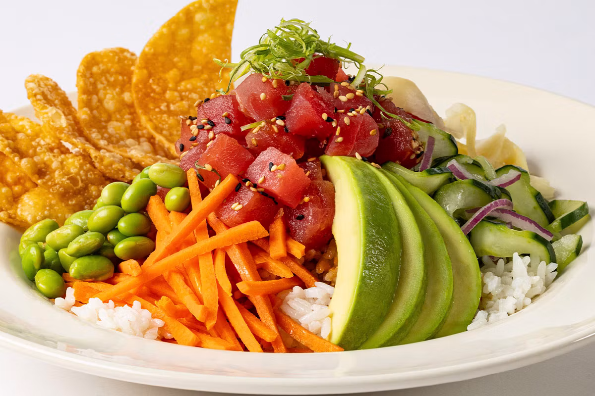 Ahi Tuna Poke Bowl with Rice - The Cheesecake Factory Menu Prices 2026
